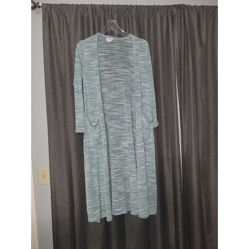 Lularoe cardigan mint/blue small